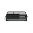 TRU RED 7 Compartment Mesh Drawer Organizer Matte Black TR57544CC