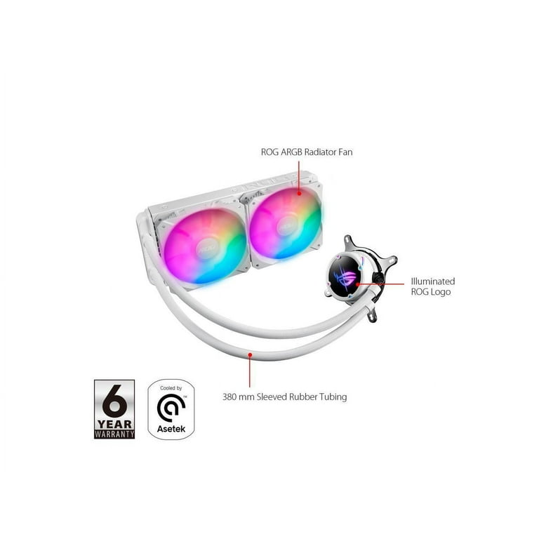 ASUS ROG Strix LC II 240 ARGB White Edition All-in-one AIO Liquid