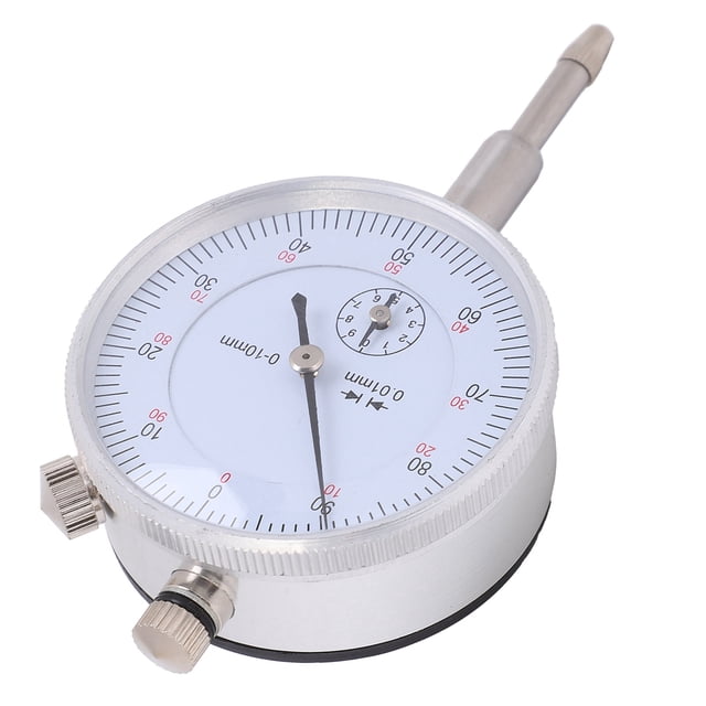 Eujgoov Indicador de prueba de dial de 0-10 mm Puntero Medidor de medición mecánico Herramienta Indicador de profundidad de diámetro interior ANGGREK Otros