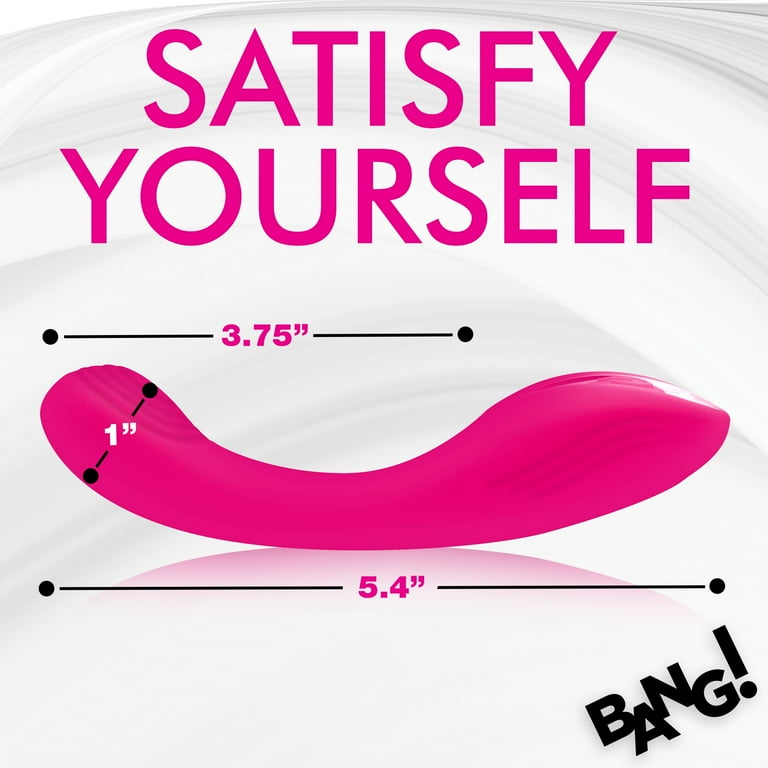 Bang! G-Spot Silicone Vibrator, Pink