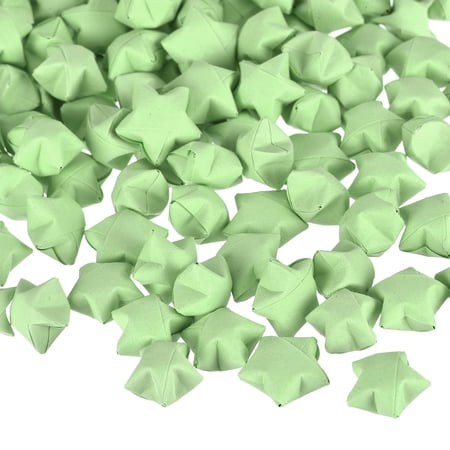 272pcs Pre-made Origami Lucky Stars Paper Wishing Star Pale Green for Best Wish Christmas