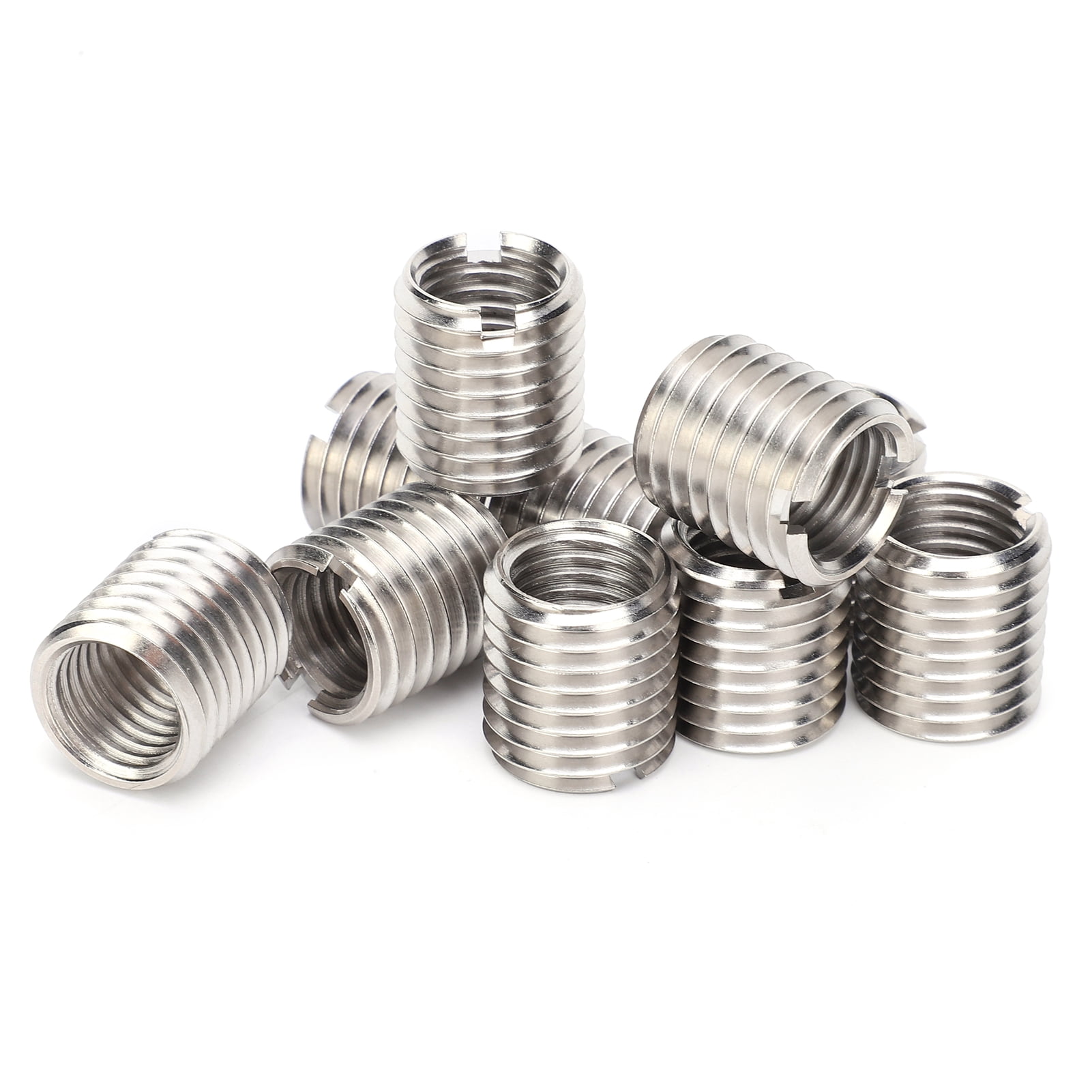 Buje Roscado Inox Tornillo de buje roscado, 10 piezas Tuerca de inserción Rosca Manguito ...