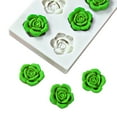 thumbnail image 6 of Milue Flower Green Bean Cake Chocolate Fondant Mold Diy Baking Manual Dripping Mold, 6 of 11