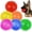 Medium, variant on 6 Pack Squeaky Spiky Balls, Puppy Toys for , -Grade TPR Rubber Durable, Interactive Fetch Floating Pool Ball for Chewers for Small Medium (Small)