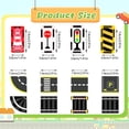 thumbnail image 5 of 45-Piece Magnetic Tiles Road Building Set with Pullback Cars & Traffic Signs, STEM Toy for Kids Ages 4-8, 5 of 7