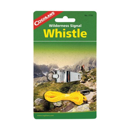 6PK Coghlan's Wilderness Signal Silver Whistle 6.750 in. H x 4.000 in. W x 0.875 in. L