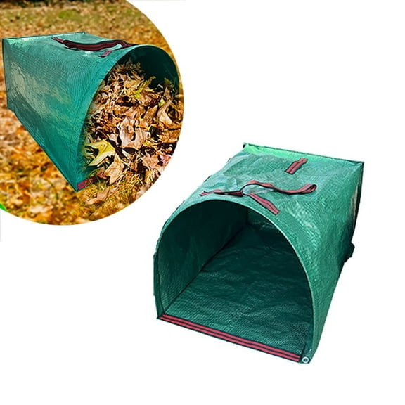 200L Leaf Collector,Large Yard Foldable Semicircular Dustpan,Pp Wear Resistant and Easy to Clean Lawn Bags for Leaves,Trash,Sundries