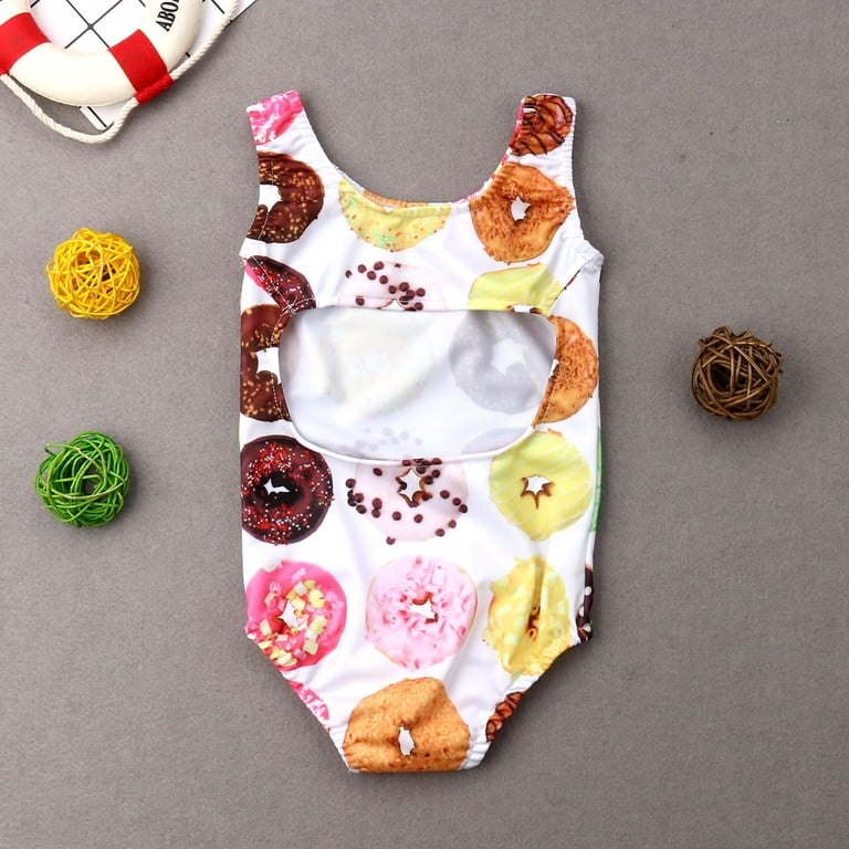 Girls donut shop bathing suit