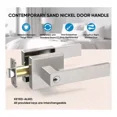 thumbnail image 4 of Cerradura Manija Seguridad Cuadrada Puerta Recamara Baño, 4 of 7