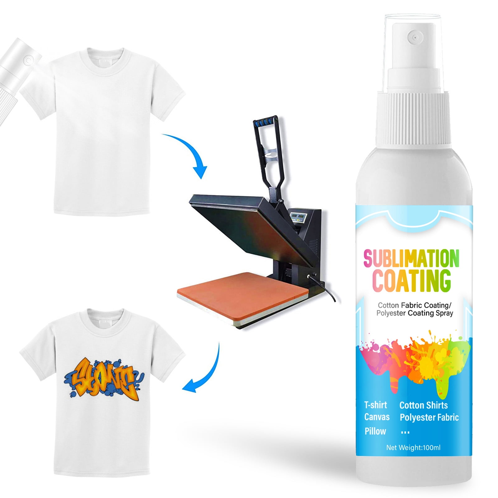 Sublimation Spray for Cotton Shirts, Sublimation Coating Spray