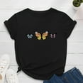 thumbnail image 2 of Delliss Butterfly Top For Women Butterfly Blouse Butterfly Clothes For Women Black M, 2 of 4