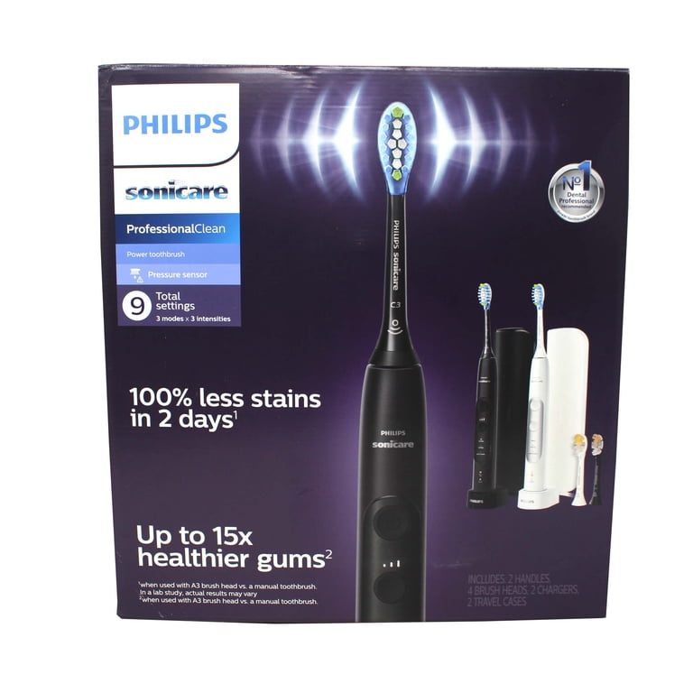 Philips Sonicare Professional Clean Power Toothbrush - 2 Pack (One