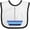 White and Black, variant on Inktastic Sailboat Nautical Sailing Boys or Girls Baby Bib
