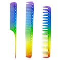 thumbnail image 1 of Peine de peluquería de 3 piezas, peine de cola de rata, peine de dientes finos, peine para peinar, peine antiestático, 1 of 6