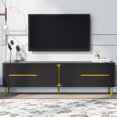 thumbnail image 2 of Trilenars TV Stand, Entertainment Center With 4 Drawers, Storage Shelf, Tv Console For TVs Up To 80", Modern Cabinet Media Console Table For Living Room Bedroom, 2 of 9