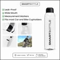 thumbnail image 3 of Smartbottle Sports Large Reusable Water Bottle,Grey, 1000ml / 1L, 2-Pack, 3 of 9