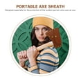 Miangastore Leather Axe Sheath for Hatchet Head Guard
