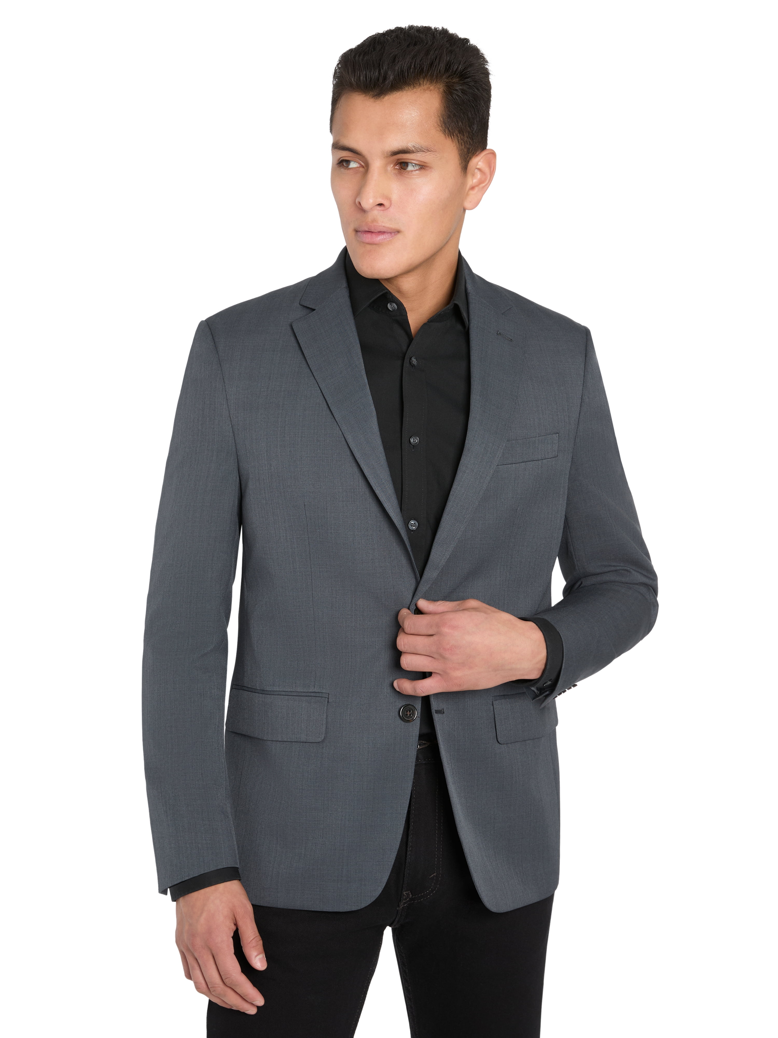 Chaps Men's Solid Classic Fit Tailored Suit Separate Jacket