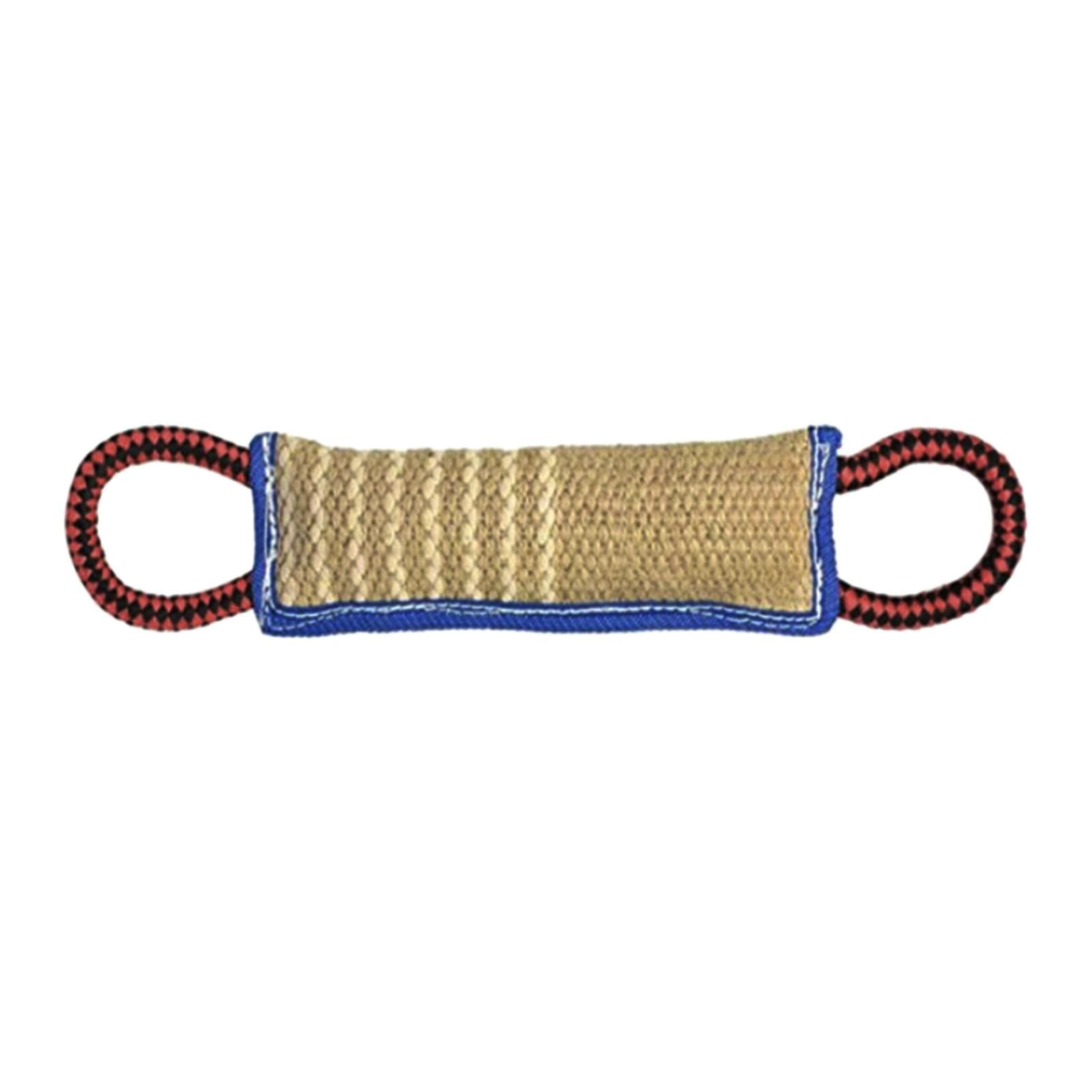 Bvdfgk Durable Dog Tug Toy Pet Chew Toys Interactive Play Biting-Resistant W/ 2 Handles