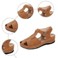 thumbnail image 4 of Rokment Orthopedic Wedges Fisherman Walking Sandals for Women 2026 Beach Summer Comfortable Fashion Casual Leather Arch Support Platform Gladiator Dress Sandal A Size 6, 4 of 7