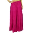 thumbnail image 1 of Phagun Jupe Longue Maxi Jupe Tenue de Plage Coton Tenue d'Été, 1 of 5