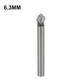 thumbnail image 2 of 3Flute Countersink Drill Bit 90Degree Chamfering Tools Chamfer Cutter 6.3mm, 2 of 9