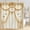 Multicolor1, variant on Chic Elegant Floral Shower Curtain, Modern Minimalist Abstract White and Gold Flower Shower Curtains Set, Luxury Golden Leaves Fabric Shower Curtains for Bathroom Decor Bathtub with Hooks,72X72in