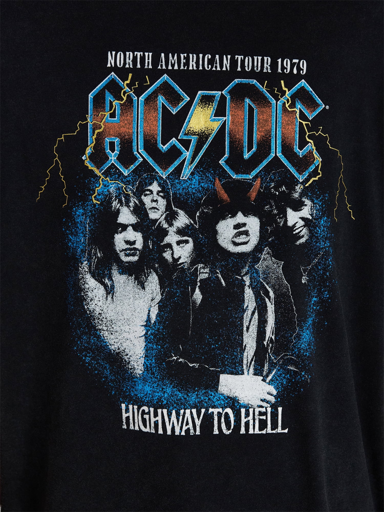 AC/DC Women's Highway to Hell Tour Graphic Tee, Sizes XXS-XXL