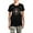 With Gray Camo Pant, variant on - Peace Love Elephants Women's Dark Pajamas - Women's Short Sleeve Print T-Shirt and Pants Dark Cotton Pajama Set