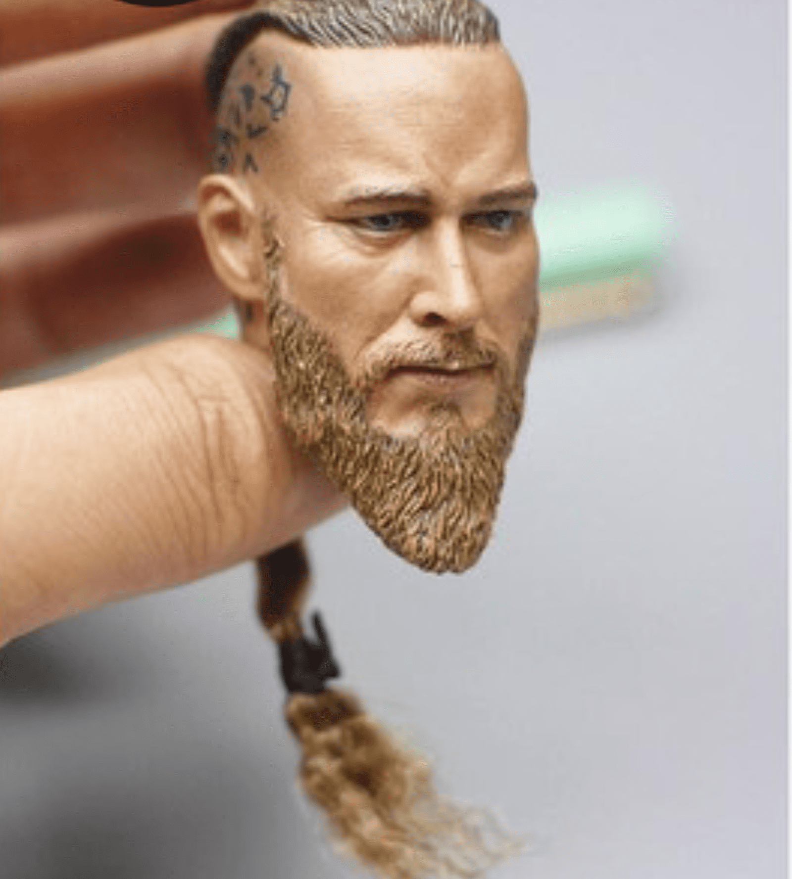 Viking Head Viking 1/6 Soldier Head Sculpture Military Ancient Suitable
