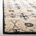 thumbnail image 4 of SAFAVIEH Soho Aphrodite Floral Wool Area Rug, Ivory/Multi, 5' x 8', 4 of 5