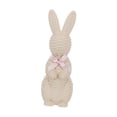 thumbnail image 3 of Figura de conejo de Pascua, adorno de escritorio, estatua decorativa de conejo de recuerdo 20 centímetros, 3 of 9