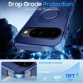 thumbnail image 4 of Vizvera Magnético para Google Pixel 10 Pro Case/Pixel 10 Case con Soporte Giratorio de 360°, Compatible con Magsafe, Protección de Grado Militar, Funda a Prueba de Golpes para Pixel 10/10 Pro con Sop, 4 of 10
