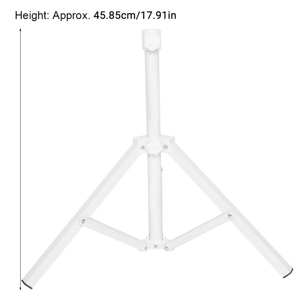 YLSHRF 44 lbs. White Triangle Iron Patio Umbrella Base