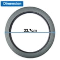 thumbnail image 3 of Unique Bargains Universal Gray Silicone Anti-Slip Steering Wheel Cover Protector for Car Vehicle, 3 of 4