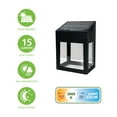 thumbnail image 6 of Better Homes & Gardens Nico Solar Powered Black LED Deck Step Light, 15 Lumens, 6 of 9