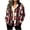 Wine, variant on cocolona Womens Fleece Jackets Plaid Shacket Casual Long Sleeve Flannel Jacket Fall Winter Warm Hooded Coats with Pockets