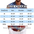 thumbnail image 3 of Domuza Men's 250 Anniversary Usa Shirts Usa Flag Pattern Casual Sleeveless Lapel Button Down Shirts Summer Trendy Comfortable Hawaiian Tops Black 2XL, 3 of 5