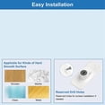 thumbnail image 3 of Refrigerator Lock 4 Pack Mini Fridge Locks For Kids No Drill Cabinet Lock With Keys Cupboard Lock C, 3 of 5