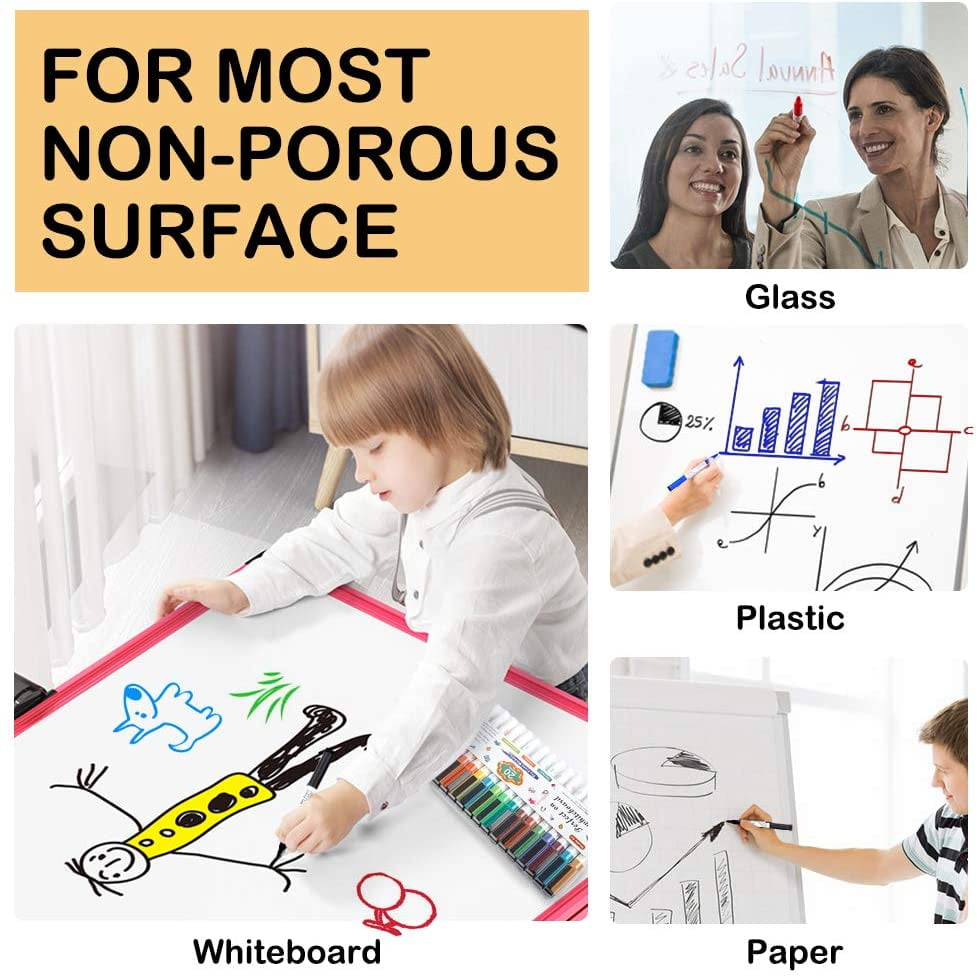 Buy Dry Erase Markers, Shuttle Art 20 Colors Whiteboard