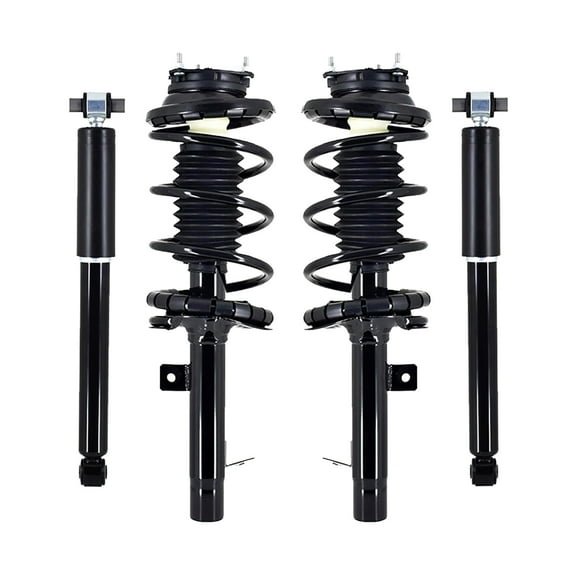 Set of 4 Front Quick Strut-Coil Spring-Rear Shock For 2000-2005 Ford Focus Wagon