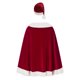 thumbnail image 5 of Lucakuins Disfraz de Navidad para mujer Deluxe Santa Shawl Poncho Party Cape Holiday Cosplay Outfit Lucakuins moda, 5 of 10