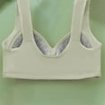 thumbnail image 7 of TYGHBN New Soft Padded Front Closure Bra for Women Comfortable Wireless and Steel Vest Style Plus Size Sports Bra Light Support Sports Bra Workout Womens Front Closure Bras Womens Bras No Underwire, 7 of 7