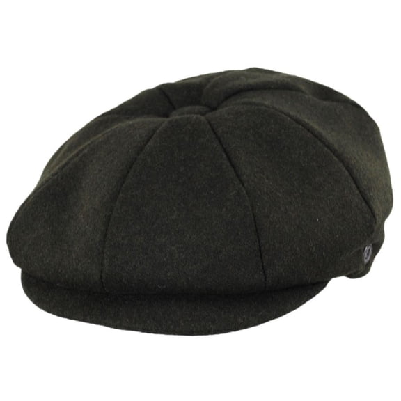 Harlem Wool Blend Newsboy Cap - XXL - Olive Green