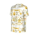thumbnail image 6 of Fotbe Farm Bee Cute Honey Baseball Jersey Shirt for Men and Women, Casual Short Sleeves Button Down T-Shirt-XX-Large, 6 of 9