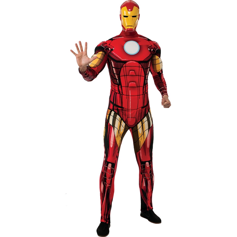 The Avengers Iron Man Muscle Costume Marvel Comics Adult NWT Rubies 880669 