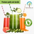 thumbnail image 6 of Naturalik 300-Pack Biodegradable Paper Straws 10 Assorted Colors - Premium Eco-Friendly Paper Straws Bulk- Drinking Straws for Juices, Smoothies, Restaurants and Party Decorations, 7.7" (Multi-Color), 6 of 8