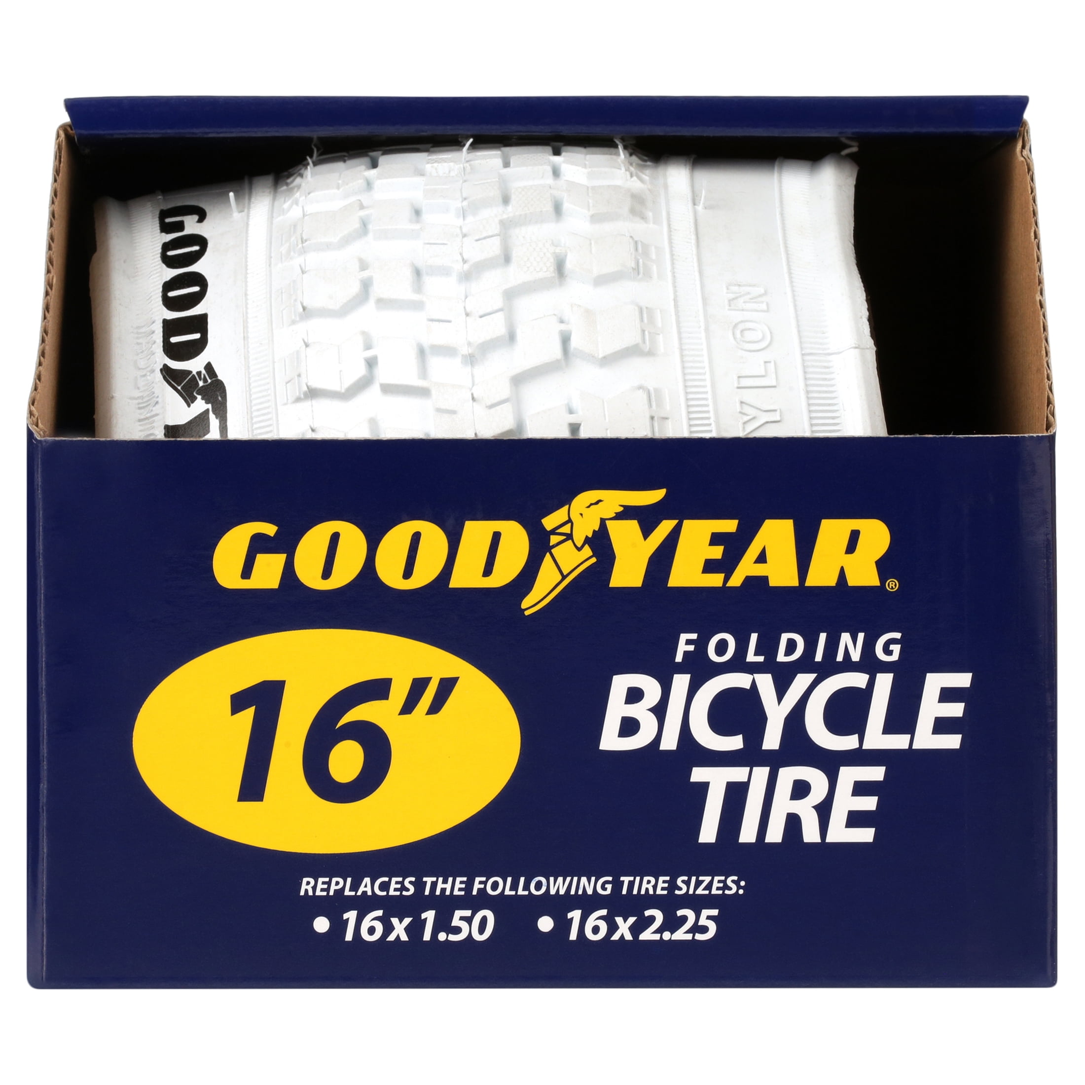 ZUKKA Lot de 2 pneus de vélo 16 x 2,125 16 54-305 pour BMX, VTT, tricycle, cruiser, blanc
