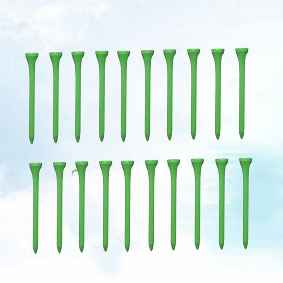 SWETRACE Reduce Friction Golf Tees Wood Green 100pcs