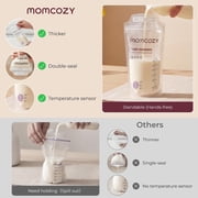 Momcozy Breastmilk Storage Bags 120 Ct, Temp-Sensing Discoloration Breastfeeding Storage Bag 6oz/180ml